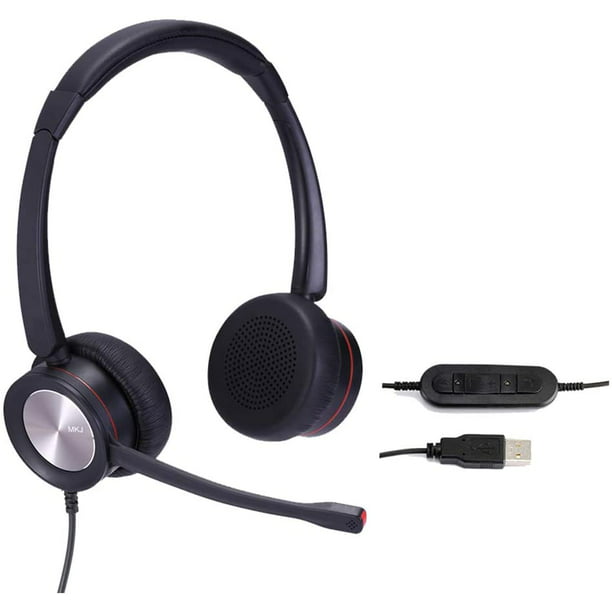 ZOOM USB Headset with Microphone /& in-line Controls Computer Headset Lightweight PC Wired Headset with Clear Conversation for Skype MS team Call Center Online Conference